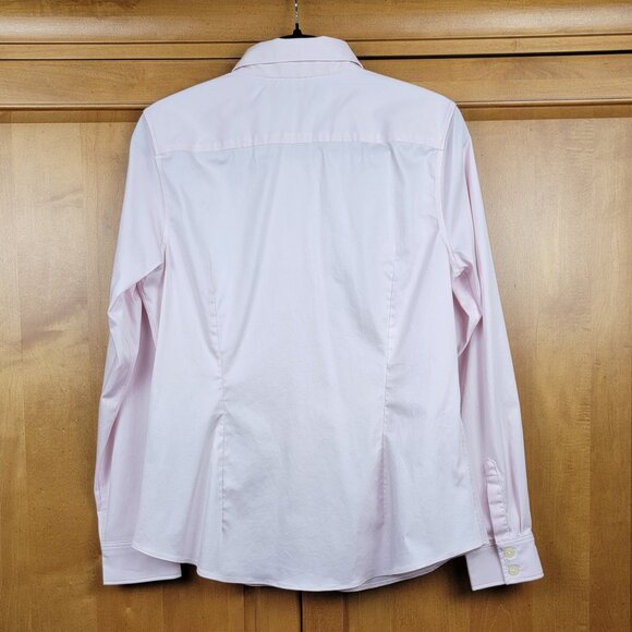 Banana Republic Pink Long-Sleeve Non-Iron Tailored Button Down Shirt - 12 - Picture 2 of 5